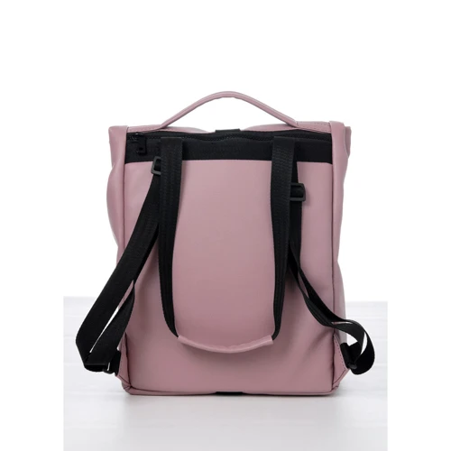 Женский рюкзак Sambag RollTop Mini лавандовый (24010036): Фактура Матовая, Гладкая