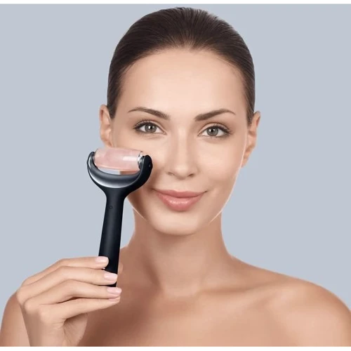 Роллер для голкової мезотерапії обличчя та тіла GESKE MicroNeedle Face&Body Roller 9в1 black фото 4