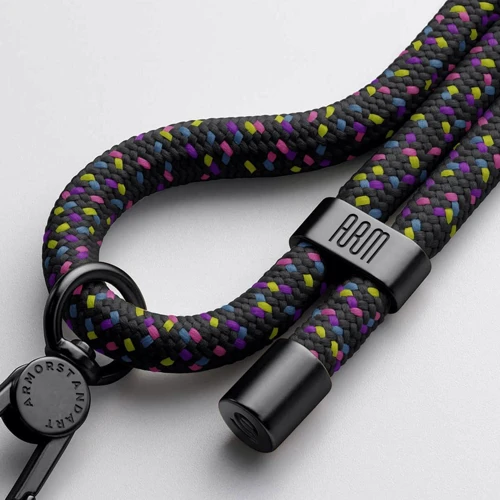Ремешок для смартфона ArmorStandart Rope Black Royalty with Clear holder (ARM76093): Цвет черный
