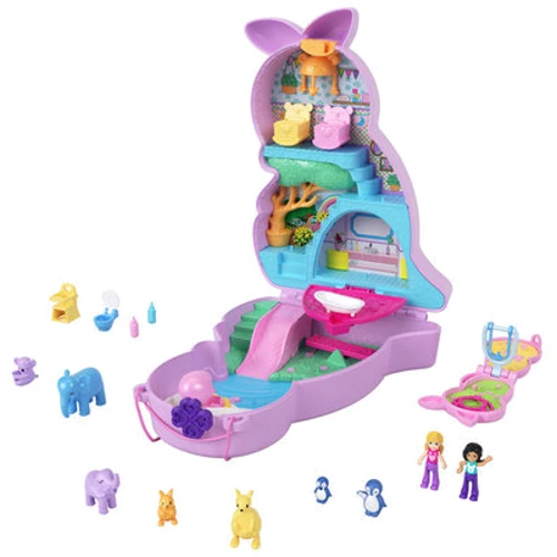 Игровой набор Polly Pocket Веселые приключения из кенгуру (HKV50) фото 2