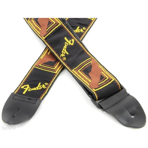 Ремінь для гітар Fender 2 Monogrammed Black/Yellow/Brown Strap (20514): Тип Ремені