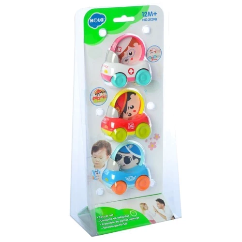 Детский набор машинок городских служб Hola 3129B