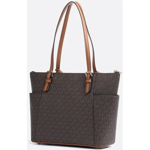 Женская сумка тоут Michael Kors JET SET ITEM EW TZ TOTE темно-коричневая (30S0GTTT1B252): Материал Искусственная кожа