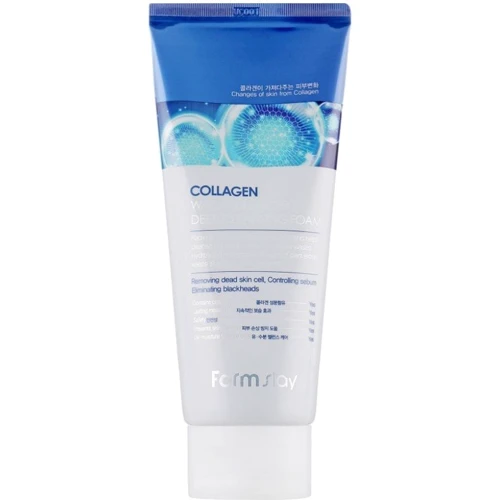 FarmStay Collagen Water Full Moist Deep Cleansing Foam Антивозрастная увлажняющая пенка с коллагеном 180 ml: Пол Для женщин