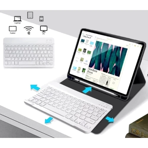Аксессуар для iPad BeCover Case Smart Keyboard Black for iPad 10.2 2019-2021/iPad Air 2019/Pro 10.5 (711134): Особенности Приятен на ощупь, Удобно держать в руке, трансформируется в подставку, Стильный дизайн, отделение для стилуса