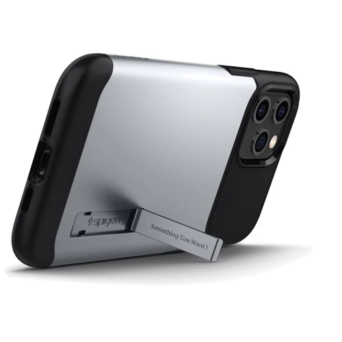 Чехол для iPhone Spigen Slim Armor Satin Silver (ACS01482) for iPhone 12 Pro Max: Тип чехла накладка на заднюю часть