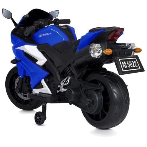 Дитячий електромотоцикл 2 колісний Bambi Racer 45W синій (M 5022EL-4): Вид мотоцикл