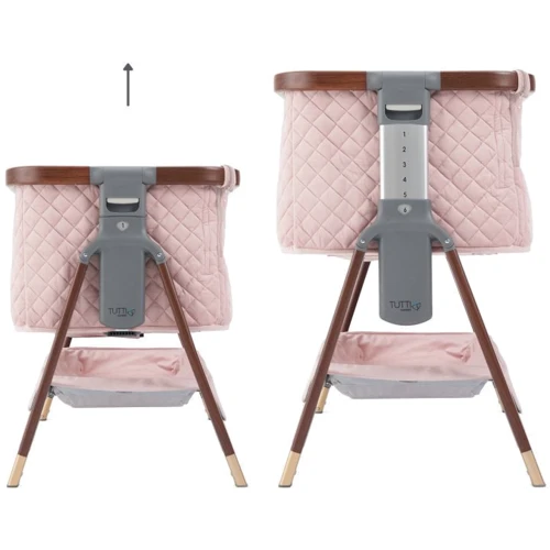 Кроватка Tutti Bambini CoZee Luxe Розовая (211208/6591): Ящики для белья Нет