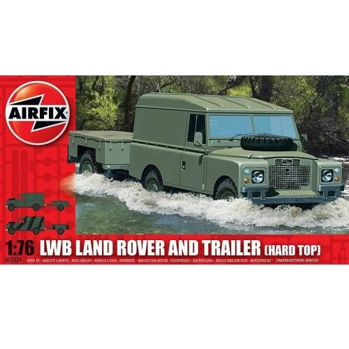 Модель Airfix Автомобіль LWB Land Rover з причепом (AIR02324)