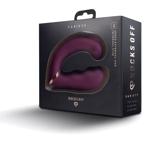 Вибратор Rocks Off Gemini Burgundy