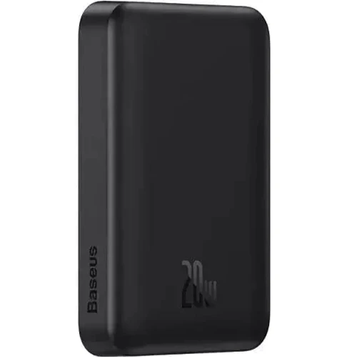 Внешний аккумулятор Baseus Power Bank 10000mAh Mini Magnetic Wireless 20W Black (PPCX070001): Кабели/переходники для смартфонов в комплекте USB Type-C