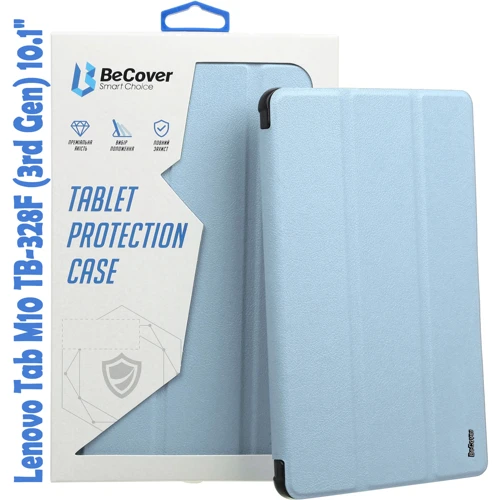 Аксесуар для планшетних ПК BeCover Smart Case Light Blue для Lenovo Tab M10 TB328F (3rd Gen) 10.1" (708290)