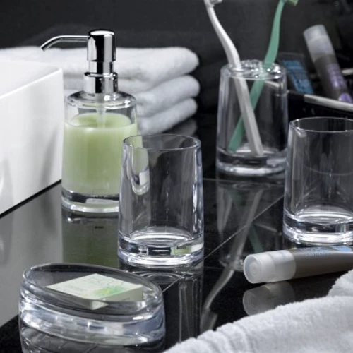 Дозатор для рідкого мила KELA Sinfonie прозорий 225 мл (18494)