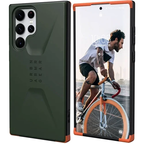 Чехол для телефонов Urban Armor Gear UAG Civilian Olive (21344D117272) for Samsung S908 Galaxy S22 Ultra фото 7