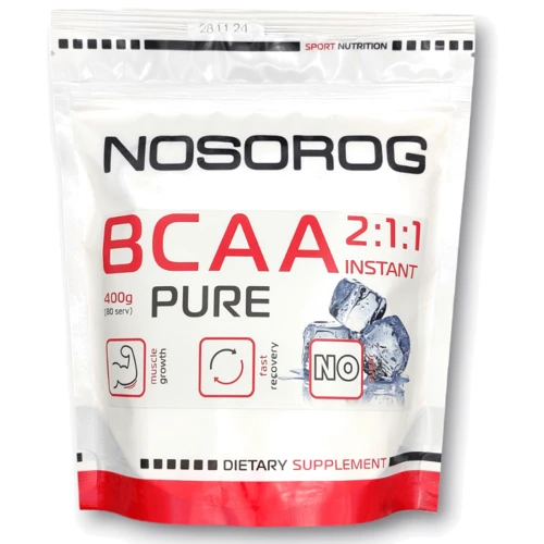 Аминокислота для спорта Nosorog Nutrition BCAA 8:1:1 200 g / 40 servings / Natural