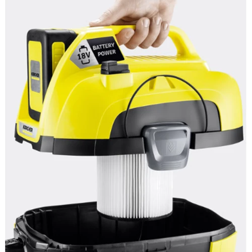 Пылесос Karcher WD 1 Compact (1.198-301.0): Вес 3.1 кг