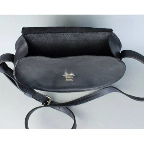 Жіноча сумка-сетчел The Wings синя (TW-RoundBag-blue-crz): Тип ручки Плечовий ремінь, Без ручки