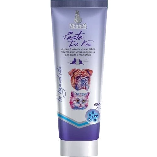 Паста Modes Paste Dr.Kis Multivit мультивитаминная для котов и собак 50г (ЗС000256)