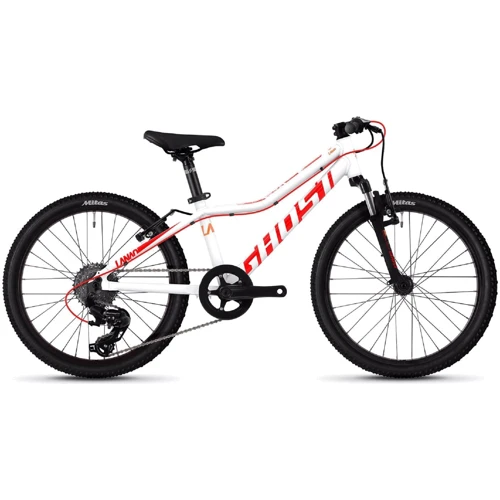 Велосипед Ghost Lanao 2.0 AL W 20" , бело-красно-оранжевый, 2019