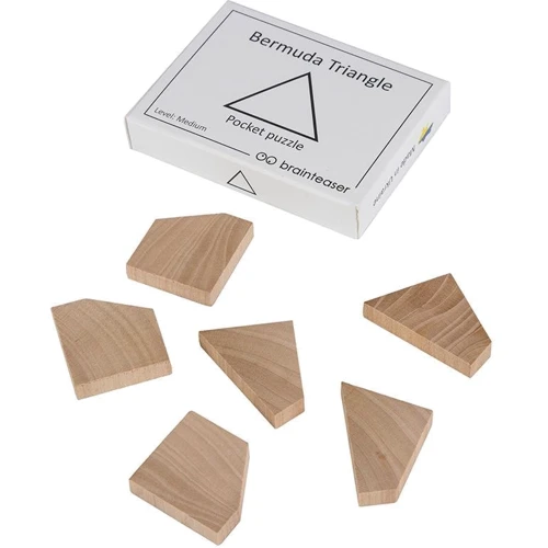 Набор головоломок Заморочка Wooden mini puzzle set на английском 12 штук (12en)
