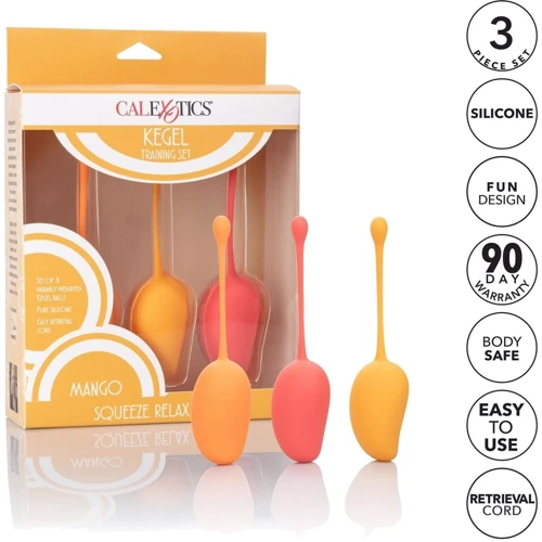 Набор вагинальных шариков California Exotic Novelties Kegel Training Set Mango