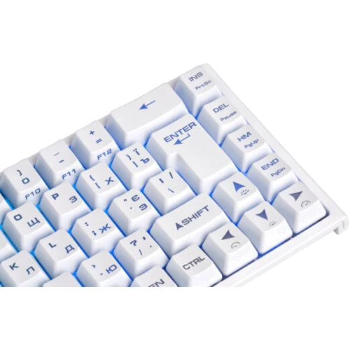 Клавиатура 2E KG360 RGB Wireless White (2E-KG360UWT): Дополнительно влагоустойчивость, подсветка клавиш