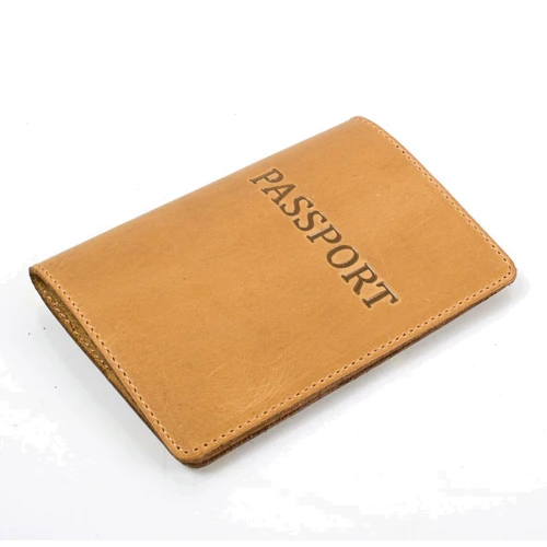 Обложка для документов DNK Leather коричневая (DNK-Pasport-Hcol-E): Пол Унисекс