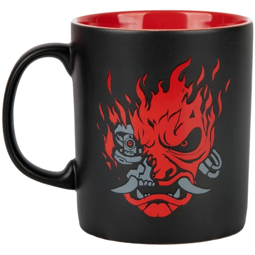 Кружка Cyberpunk 2077 Samurai Logo Mug Black / Red 325 мл