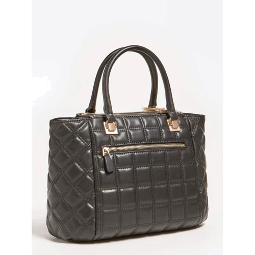 Женская сумка тоут Guess Kamina Status Satchel черная (HWVS8111060-BLA): Пол Женский