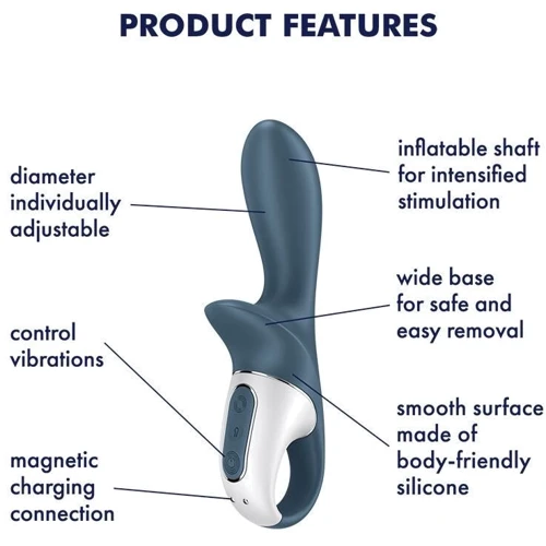 Анальный вибратор Satisfyer Air Pump Booty 2