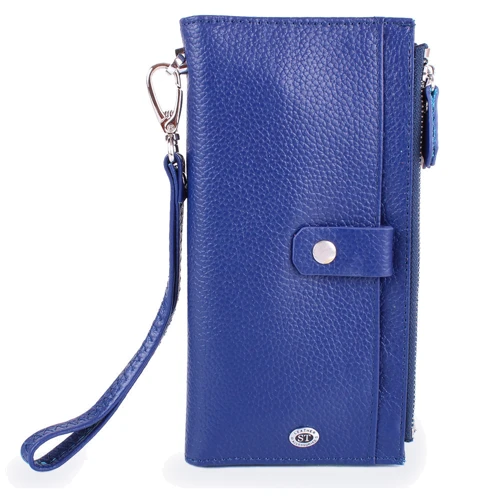 Женский кошелек ST Leather Accessories синий (NST420-dark-blue): Тип Кошельки