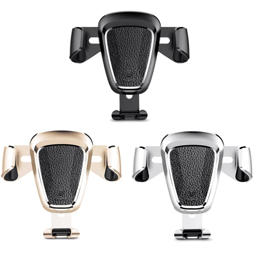 Держатель Baseus Car Holder Gravity Metal Silver (SUYL-B0S): Тип автомобильный
