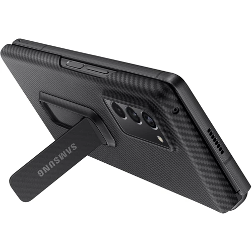 Чохол для телефона Samsung Aramid Cover Black (EF-XF916SBEGRU) для Samsung F916 Galaxy Fold 2: Матеріал арамид