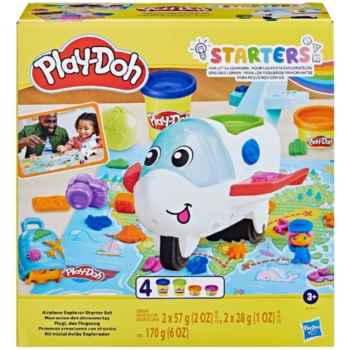 Набір для творчості HASBRO PLAY-DOH PD із пластиліном Літак-дослідник (F8804)