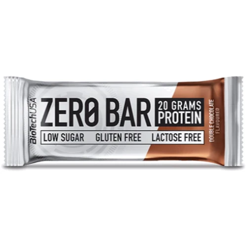 Протеиновые батончики BioTechUSA ZERO Bar 20x50g Double Chocolate