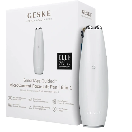 Микротоковая ручка для подтяжки кожи лица GESKE MicroCurrent Face-Lift Pen 6в1 white (HB0128): Производитель GESKE