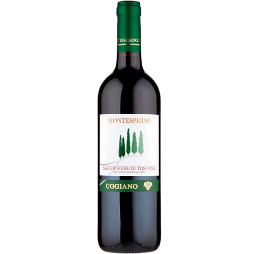 Вино UGGIANO "Montesperso" Sangiovese di Toscana червоне 0.75 л (WHS8006600100555)