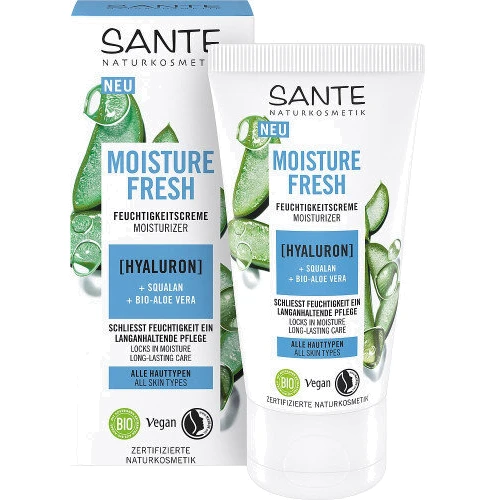 Sante Moisture Fresh Cream БИО-Крем для увлажнения лица с гиалуроновой кислотой и алоэ 50ml