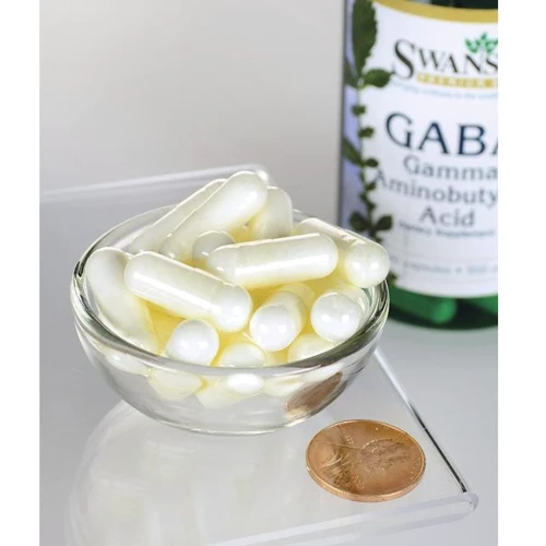 Swanson, GABA 500 mg 100 caps (SWA-01872): Форма випуску капсули