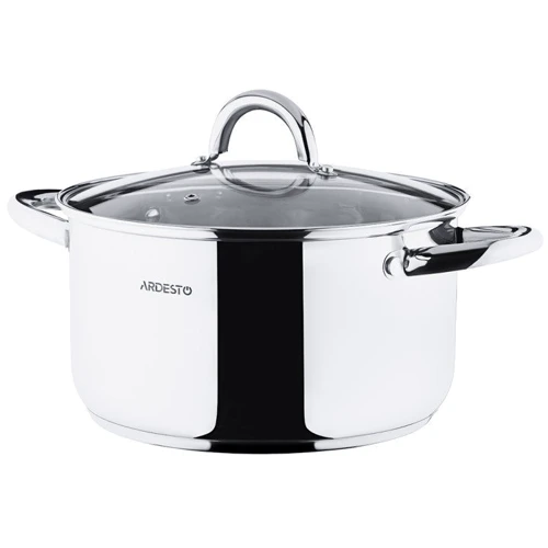 Набір посуду Ardesto Gemini Gourmet 8 пр. (AR1908PS): Матеріал корпусу Нержавіюча сталь