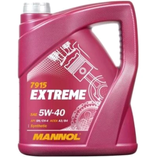 Моторное масло синтетическое Mannol Extreme 5W-40 5л (MN7915-5)
