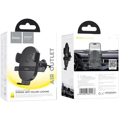 Держатель Hoco Car Holder Air Vent H18 Black фото 8
