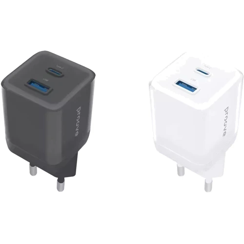 Зарядное устройство Proove Wall Charger USB+USB-C Pure GaN Plus 30W White (WCPU30111202): Особенности Быстрая зарядка, USB-C, Power Delivery (PD)