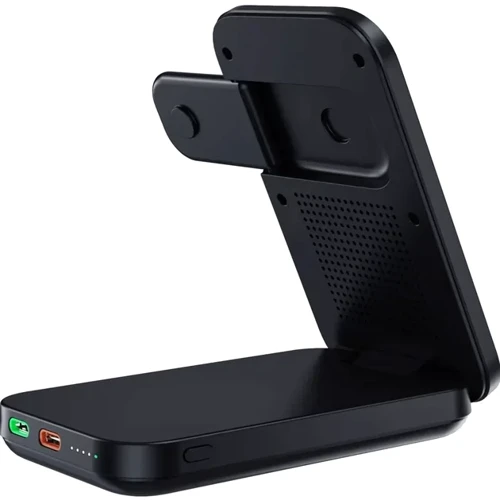 Внешний аккумулятор Choetech Power Bank 10000mAh Magnetic Wireless 2 in 1 20W Black (B750-CCBK)