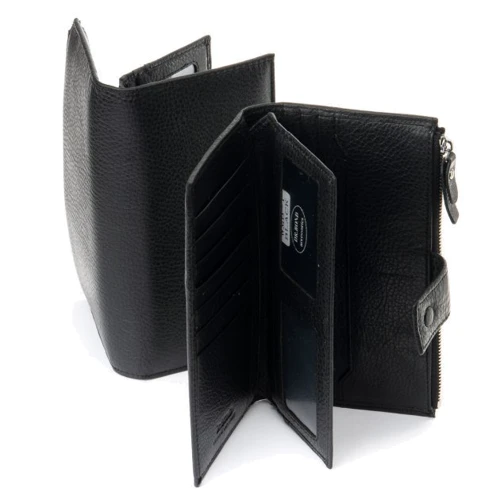 Мужской кошелек Dr. Bond черный (31317 black): Страна производитель Турция
