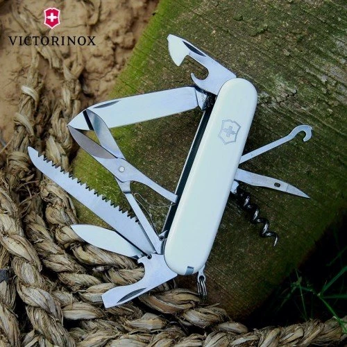 Мультитул Victorinox Huntsman 91мм/15функ/белый (1.3713.7): Тип мультитул (многофункциональный инструмент)