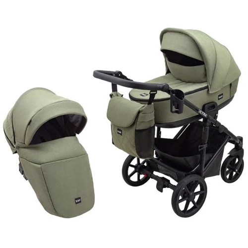 Универсальная коляска 2 в 1 Bair Ultra Soft U-816 оливковая (680620)