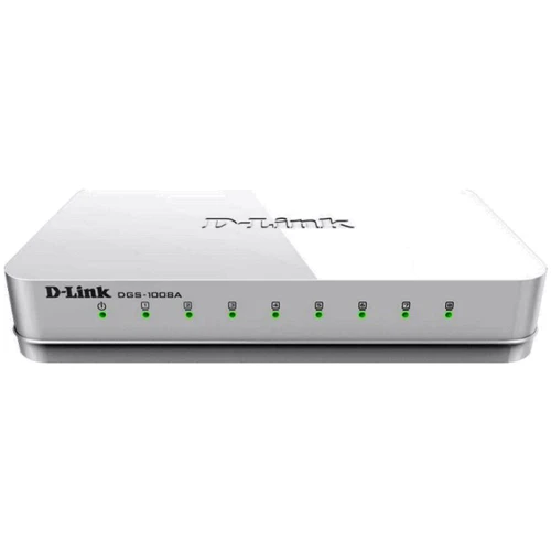 Сетевой коммутатор D-Link DGS-1008A: Тип Коммутатор неуправляемый