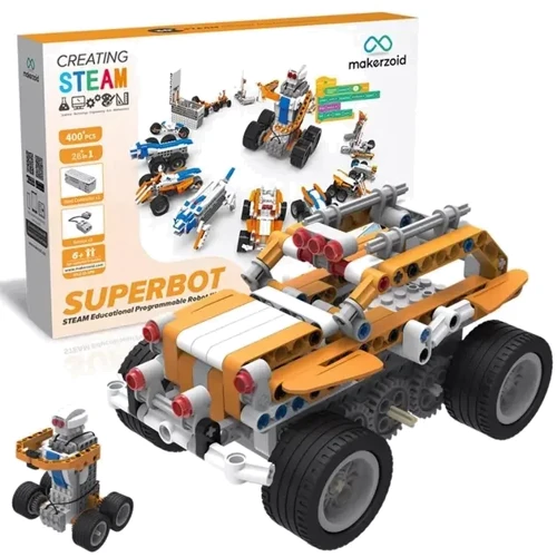 Конструктор Makerzoid Superbot Educational Building Blocks (MKZ-ID-SPB) фото 4