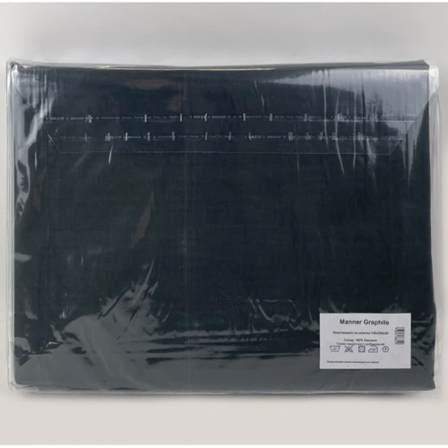 Простирадло на гумці SoundSleep Manner Graphite бязь 90х200х20 см (93949460): Матеріал бязь